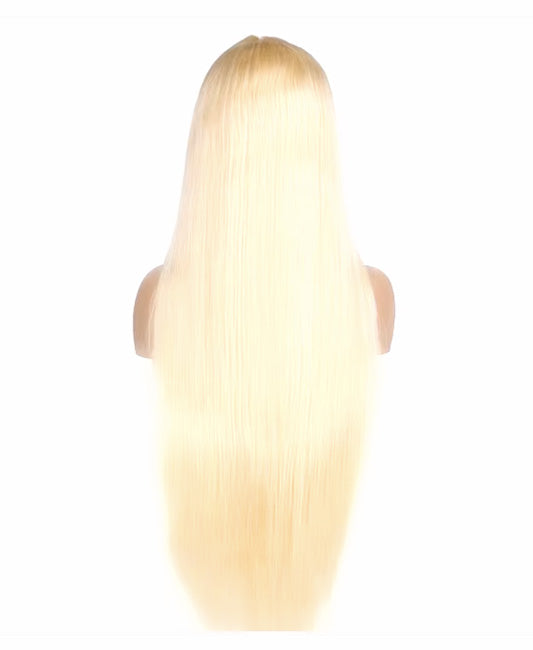 Full lace blonde wig human hair